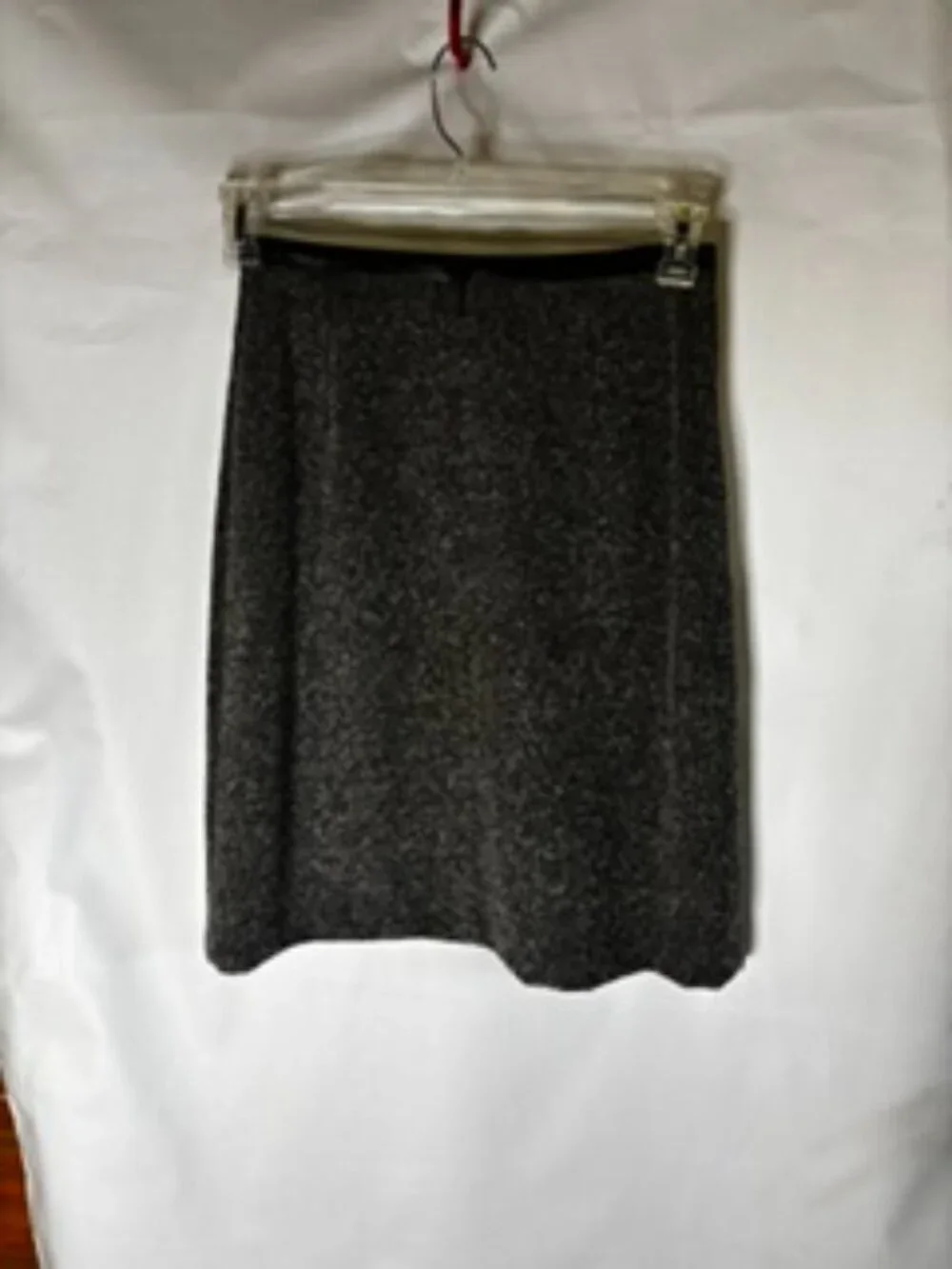 Delicia Women's Black & White Tweed A-Line Skirt Size 4- Classic Career Office